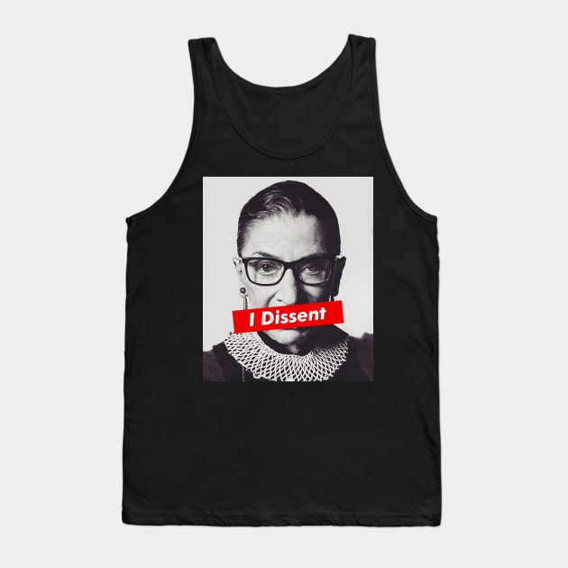 RBG | Ruth Bader Ginsburg Tank Top by ozumdesigns